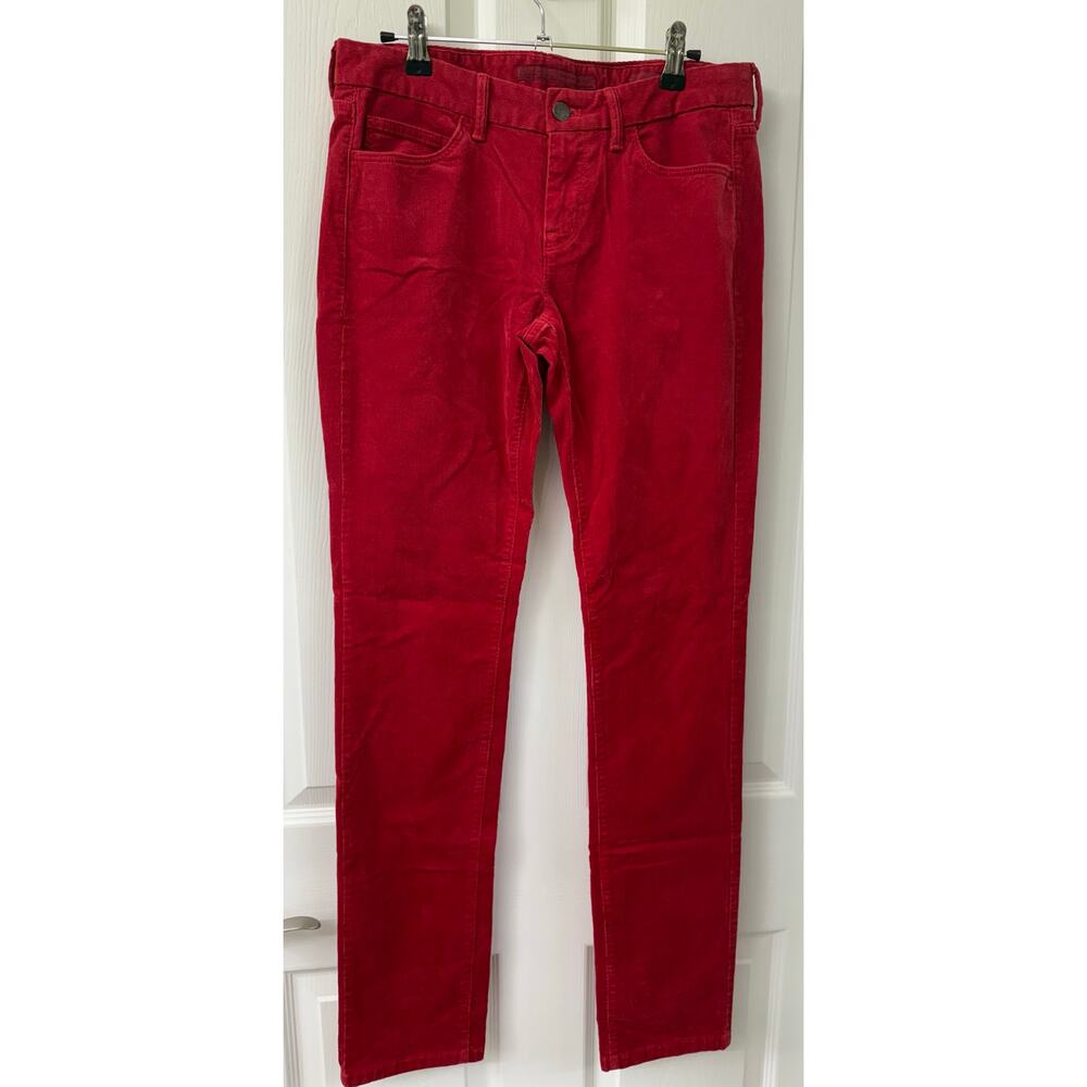 Vintage Banana Republic Limited Edition Pepper red corduroy skinny pants 6 28